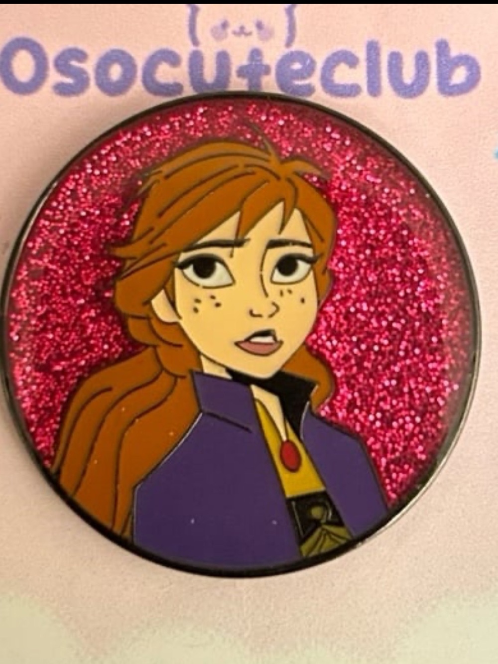 Disney frozen 2 Anna glitter pin